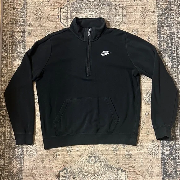Nike Women’s Black Zip-Up Sweatshirt - Picture 1 of 5